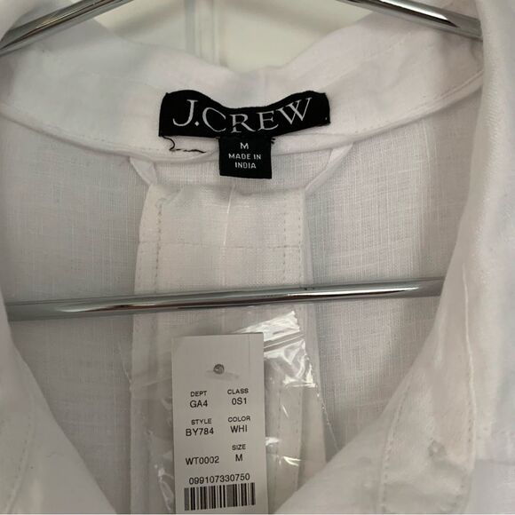 J Crew Linen Dress M - Picture 6 of 10
